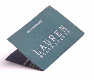 Labels tissés par habillement à haute densité pour le coton de damassé d'habillement adapté aux besoins du client