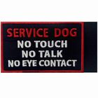 NE ME TOUCHEZ PAS les corrections tissées par broderie faite sur commande d'insignes de tissu pour des chiens d'utilité