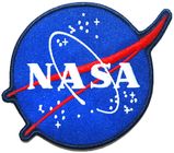 Cousez sur l'insigne de la NASA de broderie de frontière de Merrow d'insignes tissé par coutume