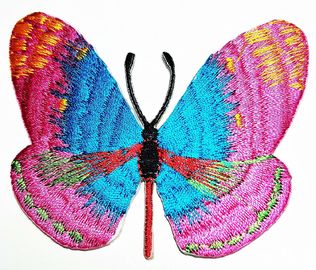 High Density Kids Custom Woven Patches Embroidered Patches for clothing