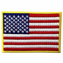 Chine Corrections faites sur commande de Velcro de drapeau américain des USA/insignes tactiques lavables usine