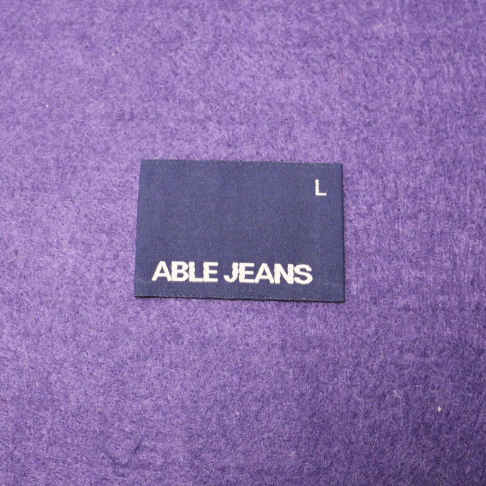 Labels qui respecte l'environnement de textile tissé de polyester sans pli, certification de Testex