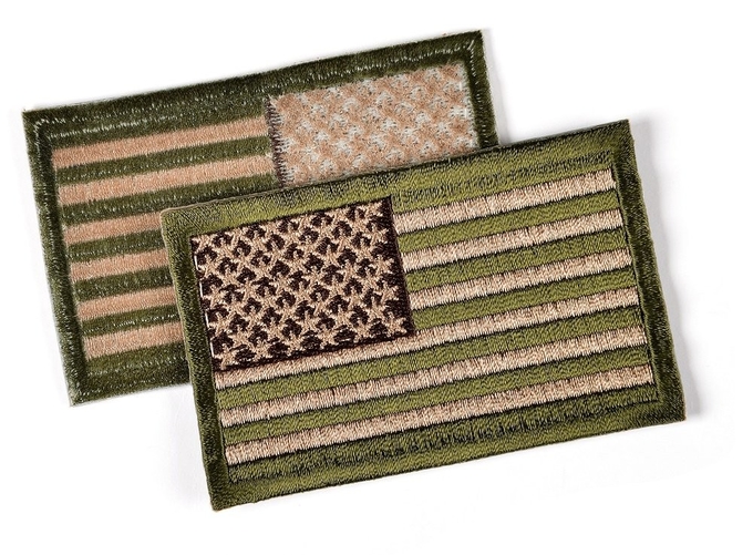 Les militaires faits sur commande ont brodé des insignes/des corrections de chapeau de Velcro tissu de sergé